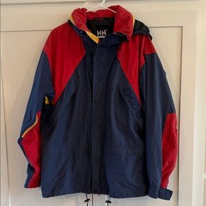 Helly Hansen Red and Blue Ski Jacket